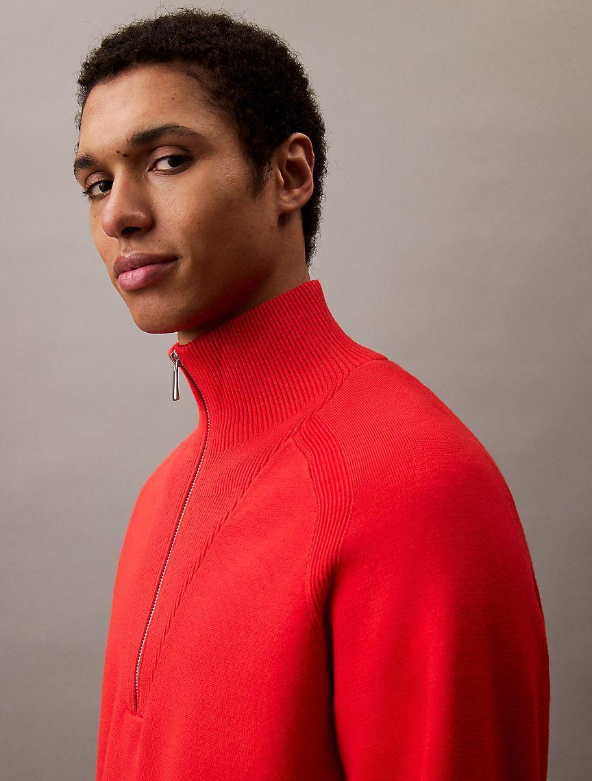 Tech Knit Quarter Zip Sweater Product Image