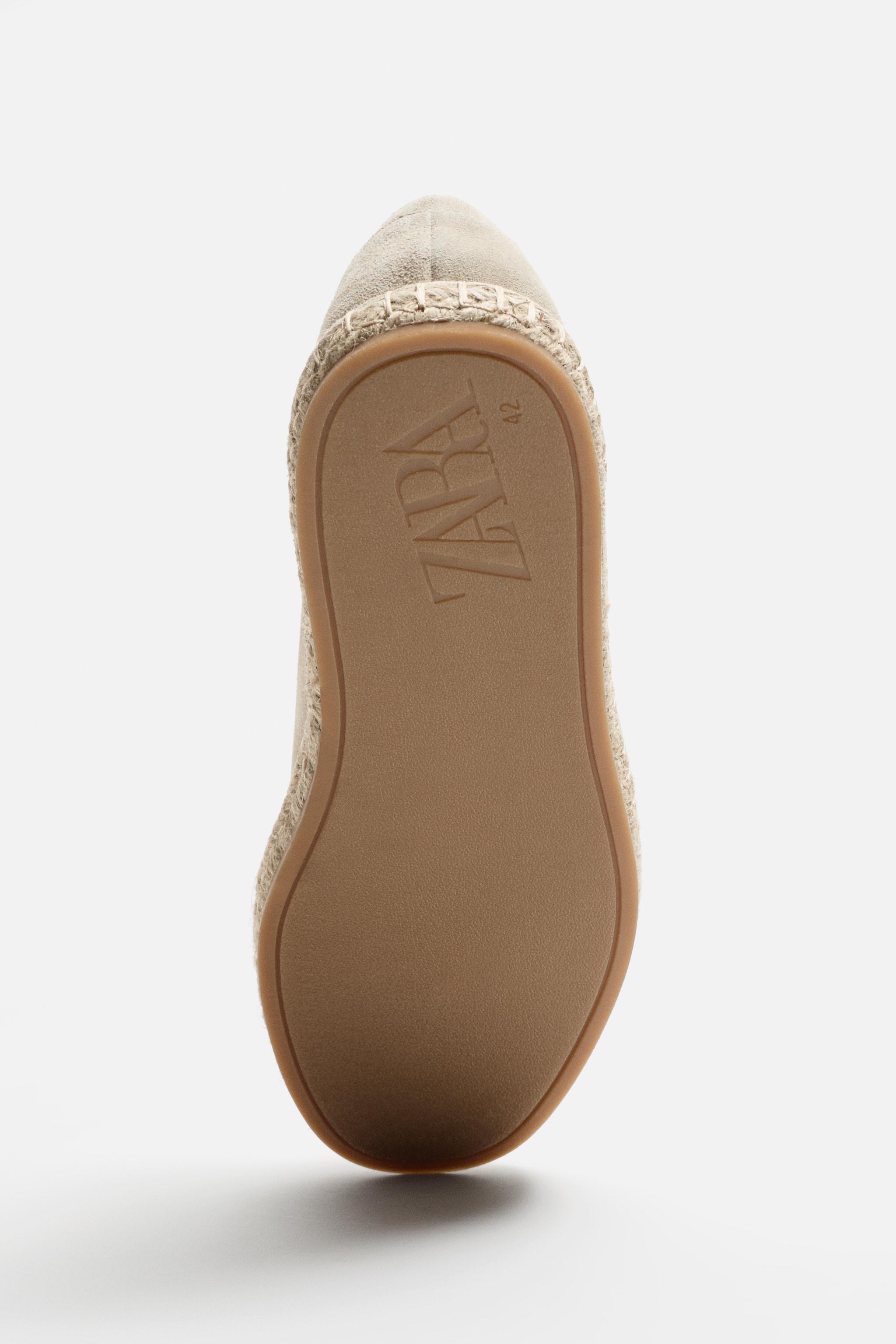 LACED LEATHER ESPADRILLES Product Image