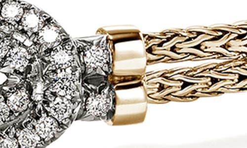 JOHN HARDY Love Knot Bracelet, Diamonds In 14k Yellow Gold Product Image