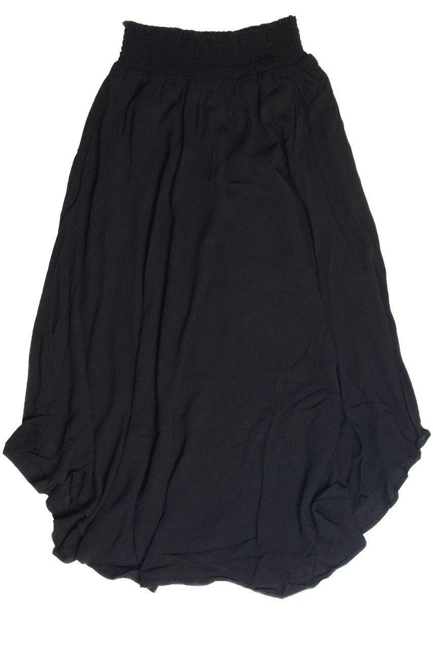 Asymmetric Hem Maxi Skirt Product Image