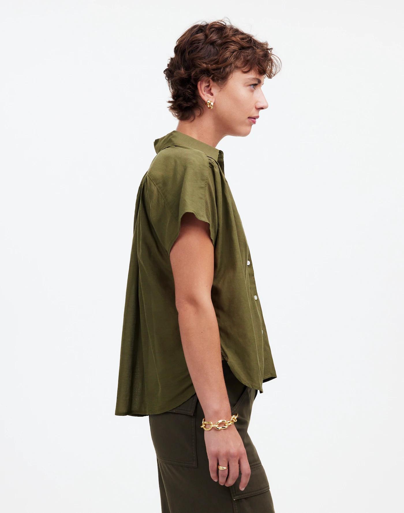 Cap-Sleeve A-Line Top Product Image