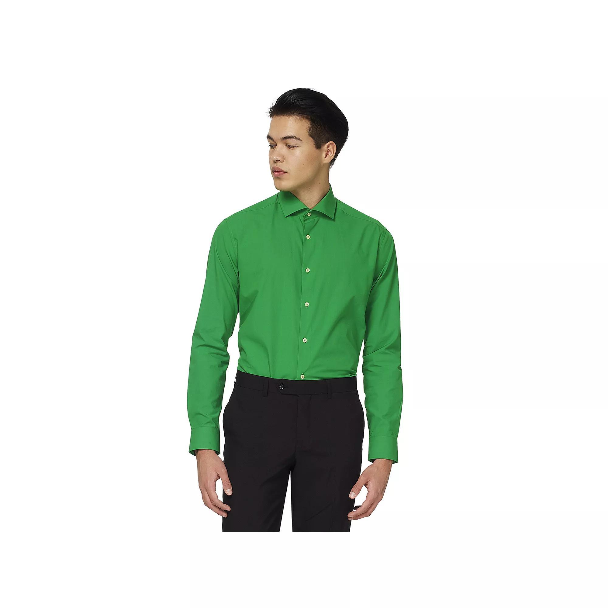 Men's OppoSuits Modern-Fit Dress Shirt, Size: XXL, Green Product Image