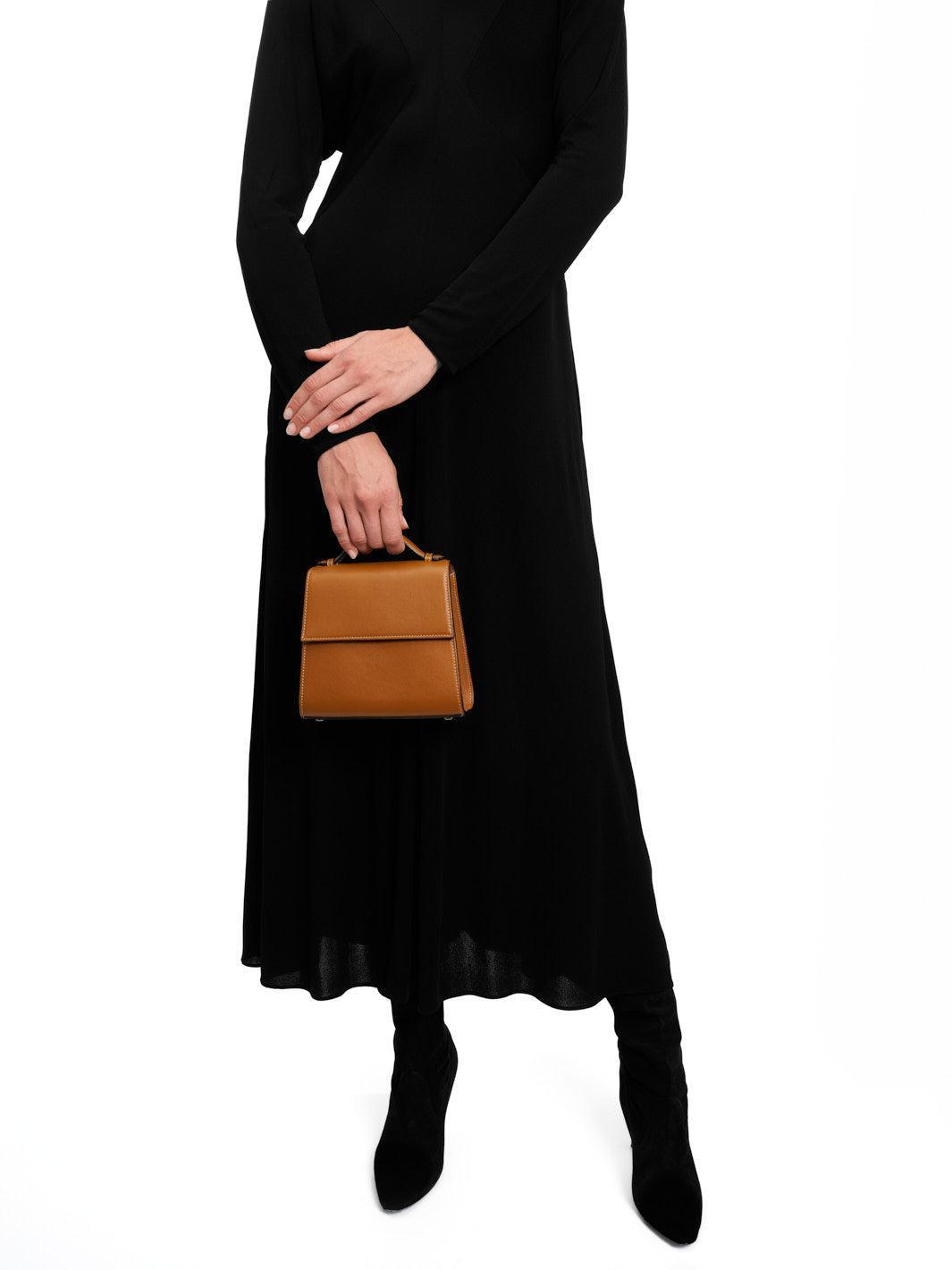 Small Top Handle in Nappa Product Image