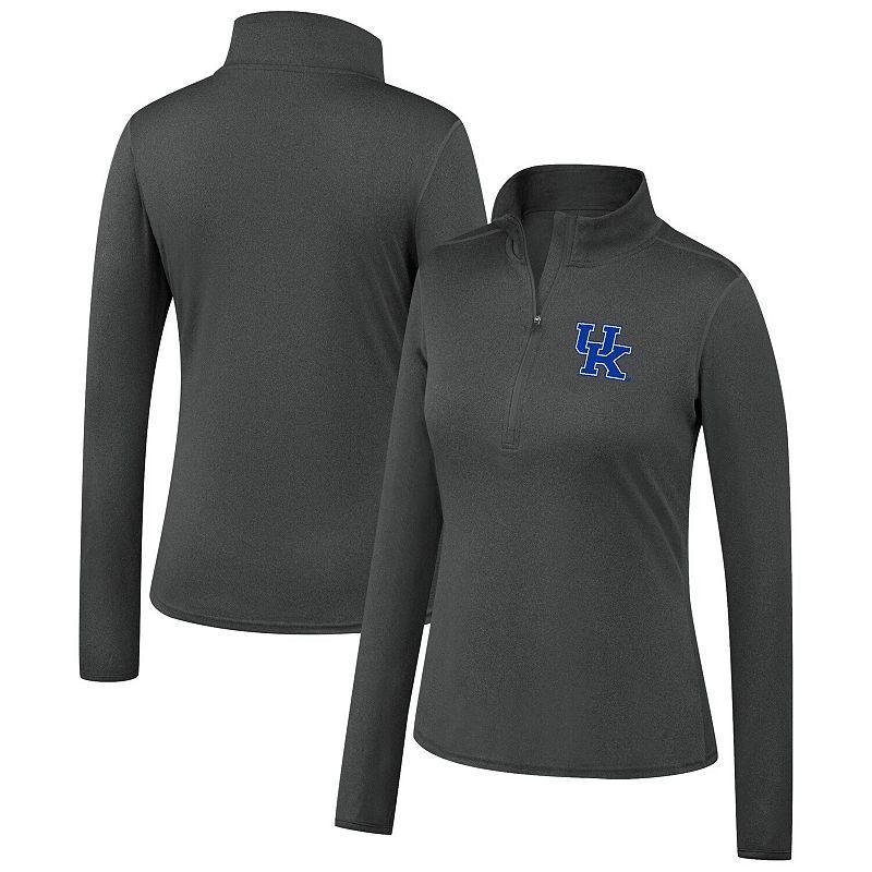 Womens Top of the World Heathered Charcoal Kentucky Wildcats Olympus Half-Zip Jacket Product Image