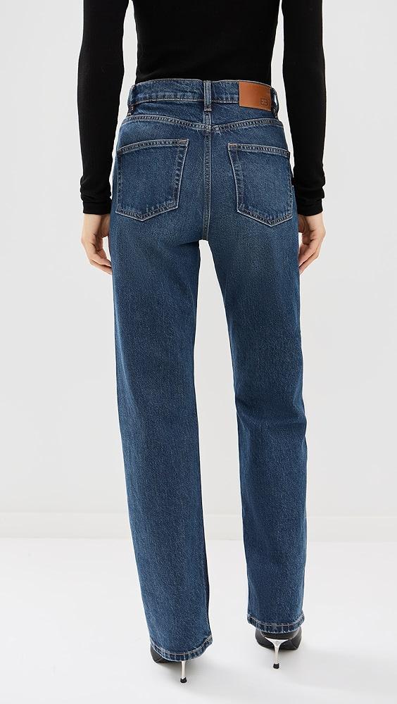 EB Denim High Rise Straight Jeans | Shopbop Product Image