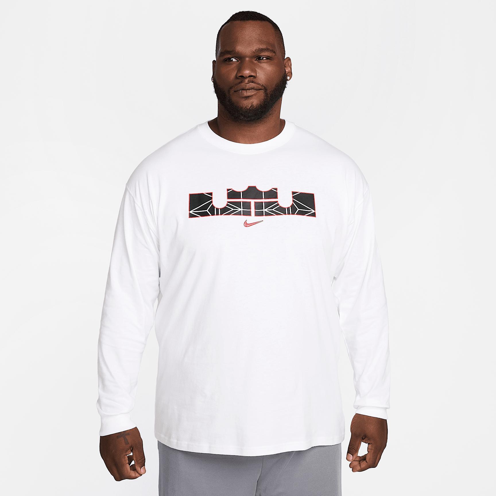 LeBron Men's Max90 Long-Sleeve Basketball T-Shirt Product Image