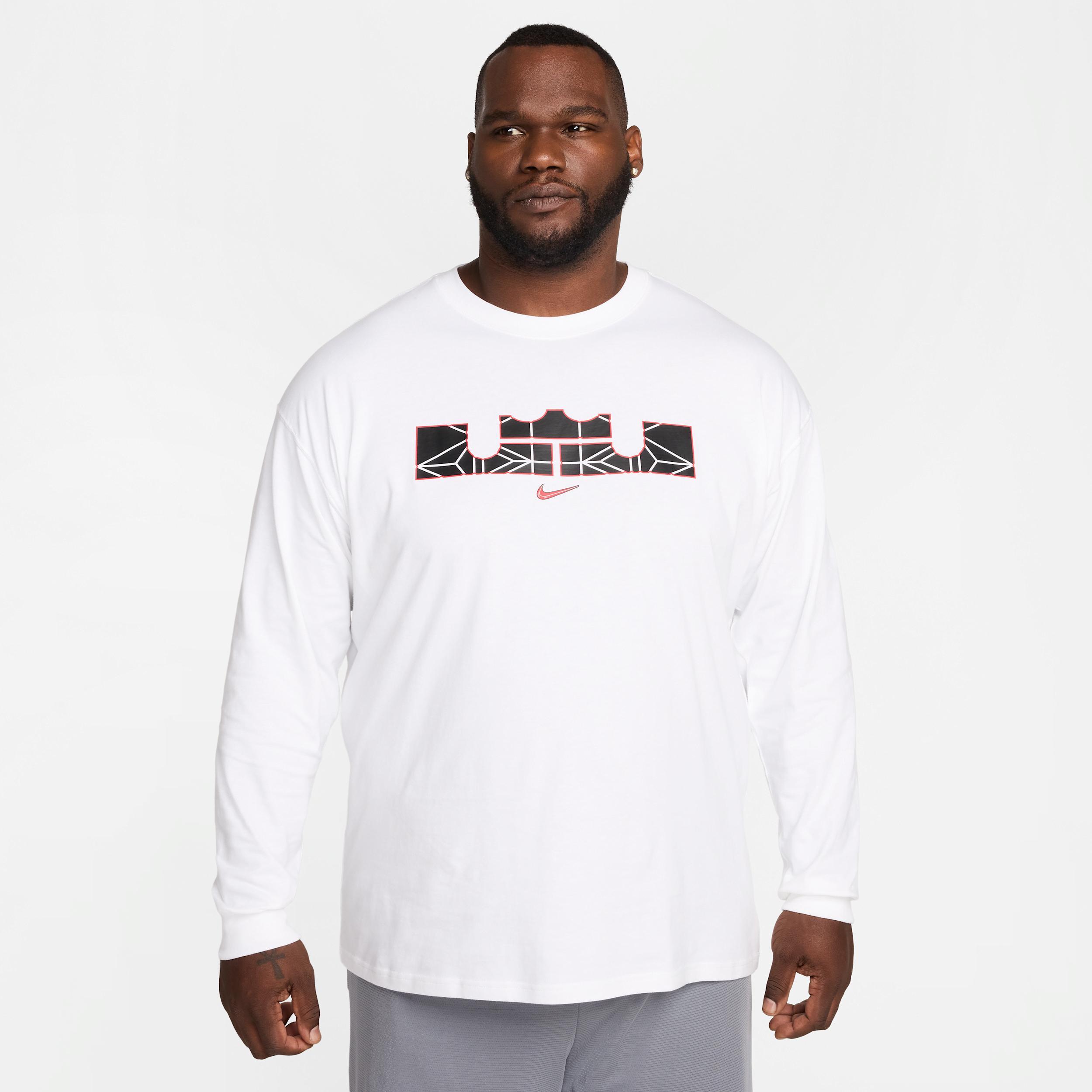 LeBron Men's Max90 Long-Sleeve Basketball T-Shirt Product Image