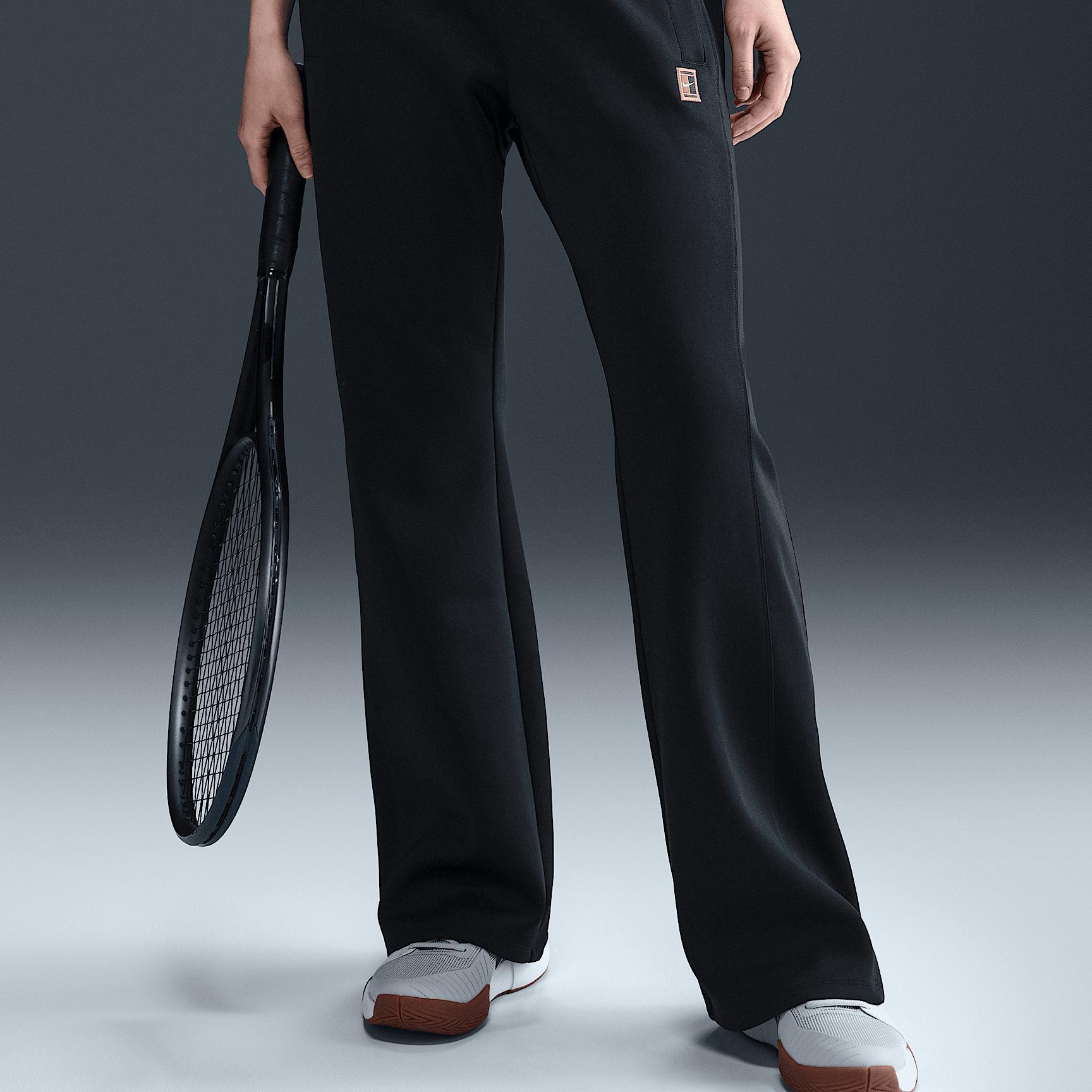 Nike Womens Court Heritage Windrunner Mid-Rise Tennis Pants | FZ6509-010 Product Image