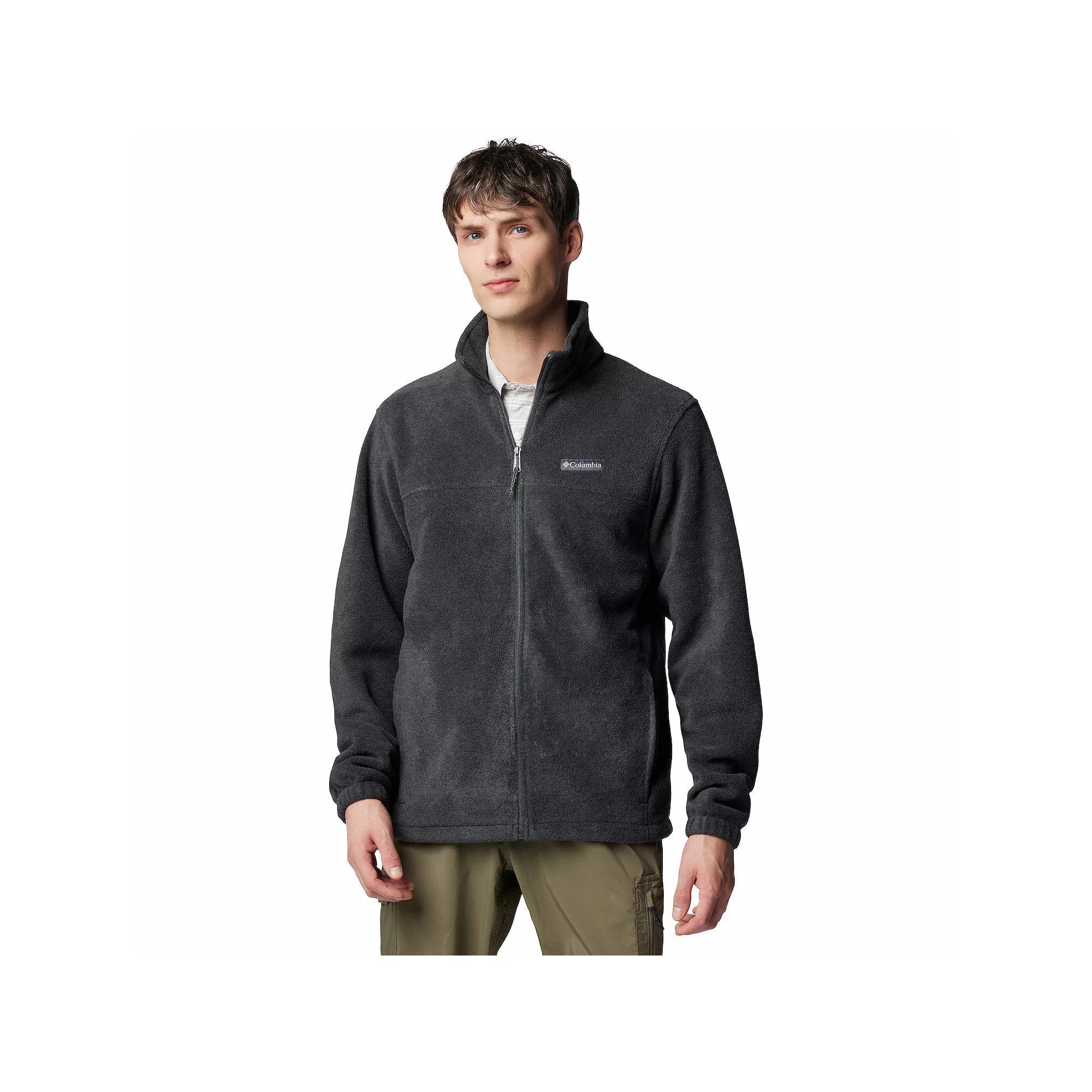 Men's Columbia Steens Mountain™ Full-Zip Fleece Jacket, Size: XXL, Black Grill Product Image