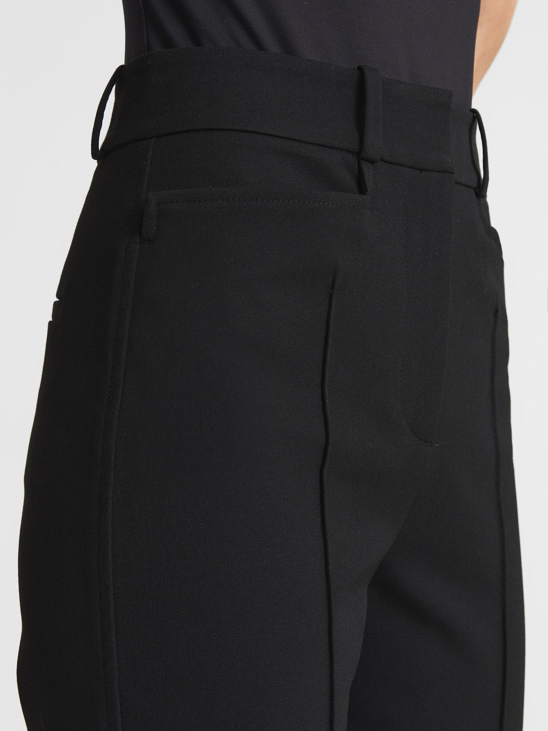 Flared Trousers in Black Product Image