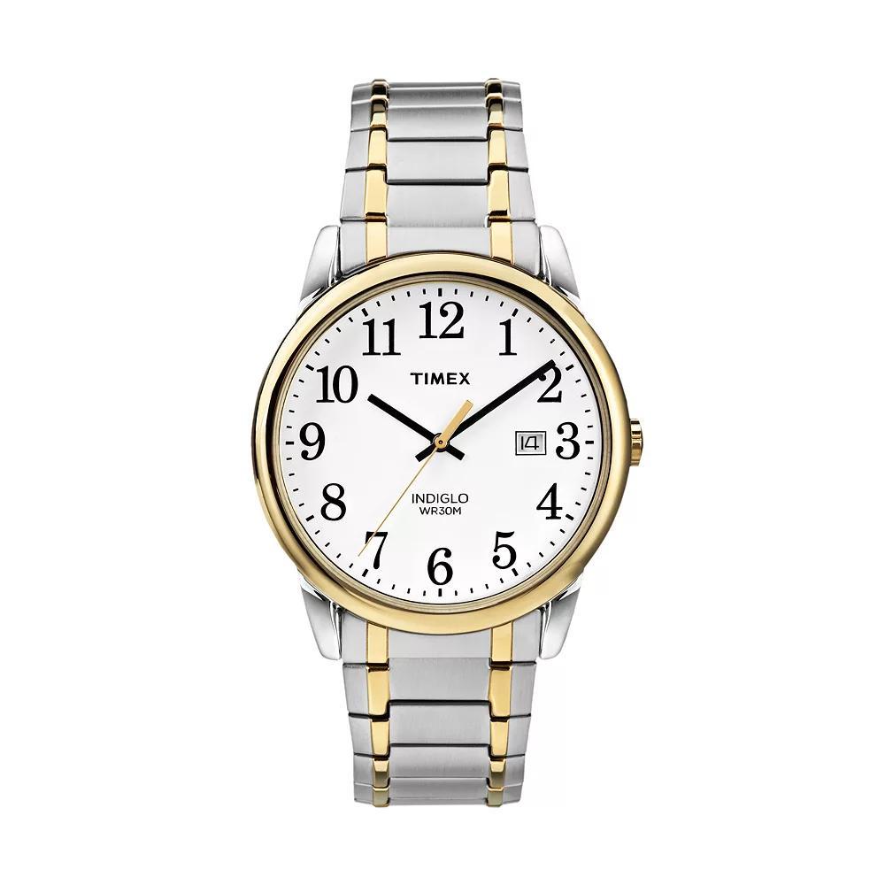 Men's Timex Easy Reader Expansion Band Watch - Light Gold TW2P81400JT Product Image
