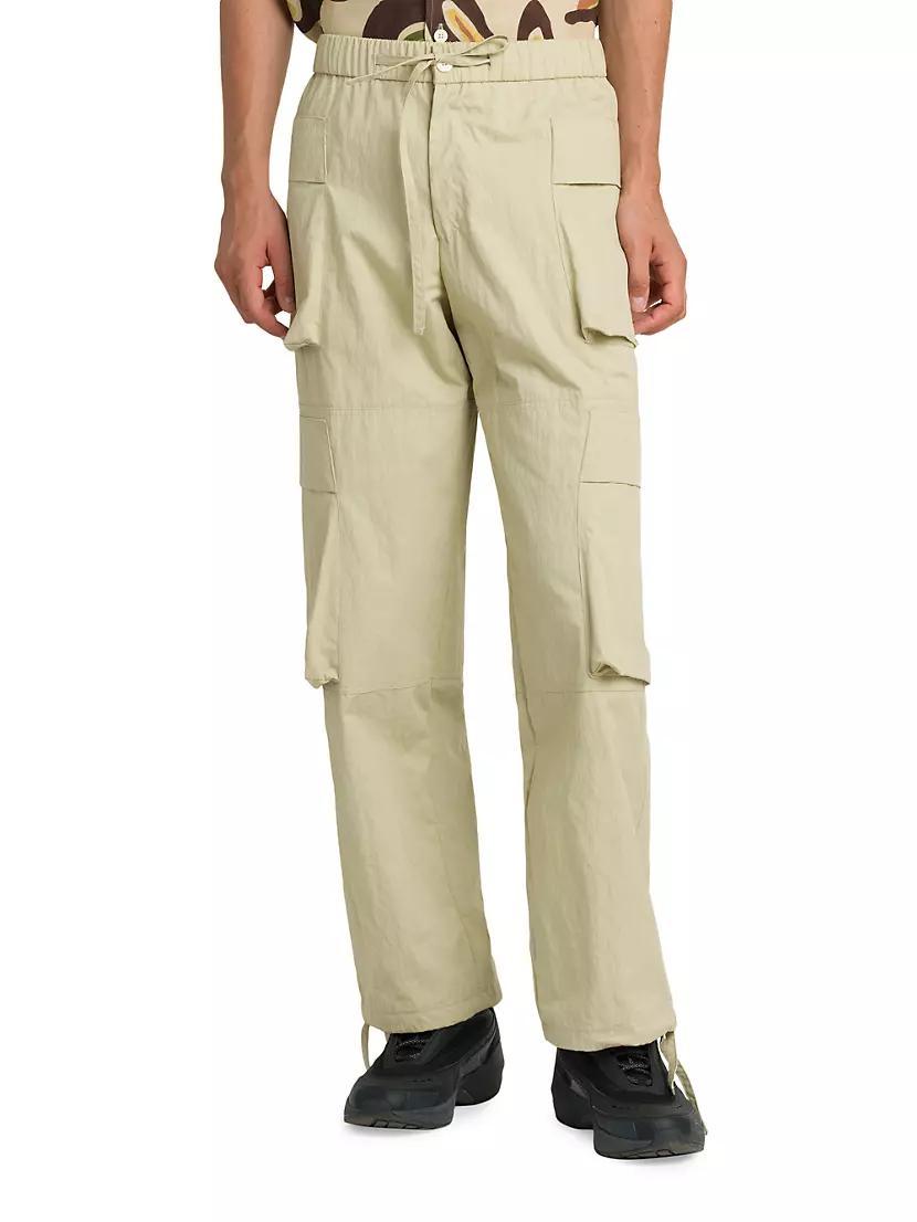 Cotton-Blend Cargo Pants Product Image