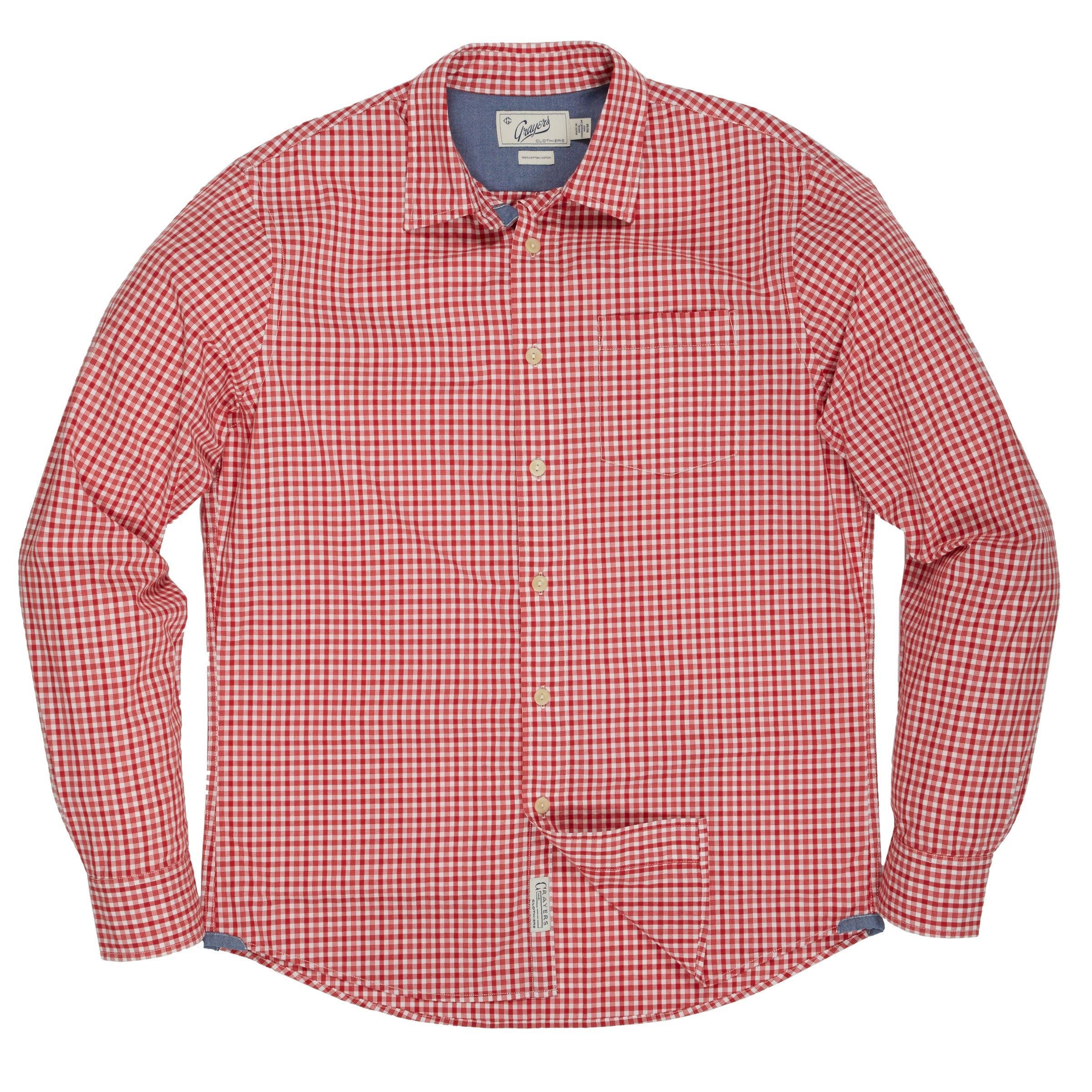 Stuart Tinted Gingham Poplin Shirt (Final Sale) Product Image