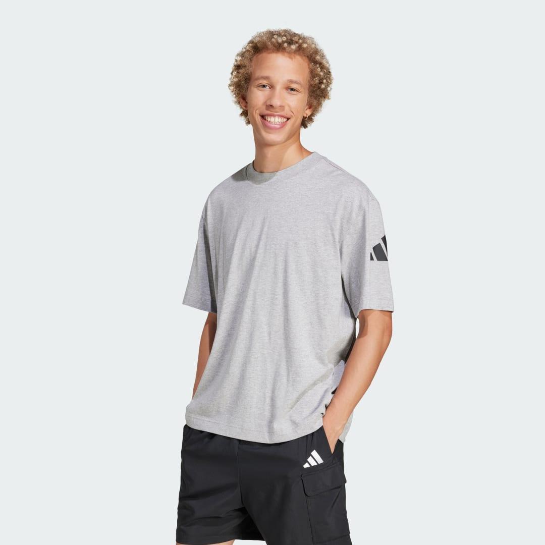 Essentials Loose Fit 3 Bar Logo Tee Product Image