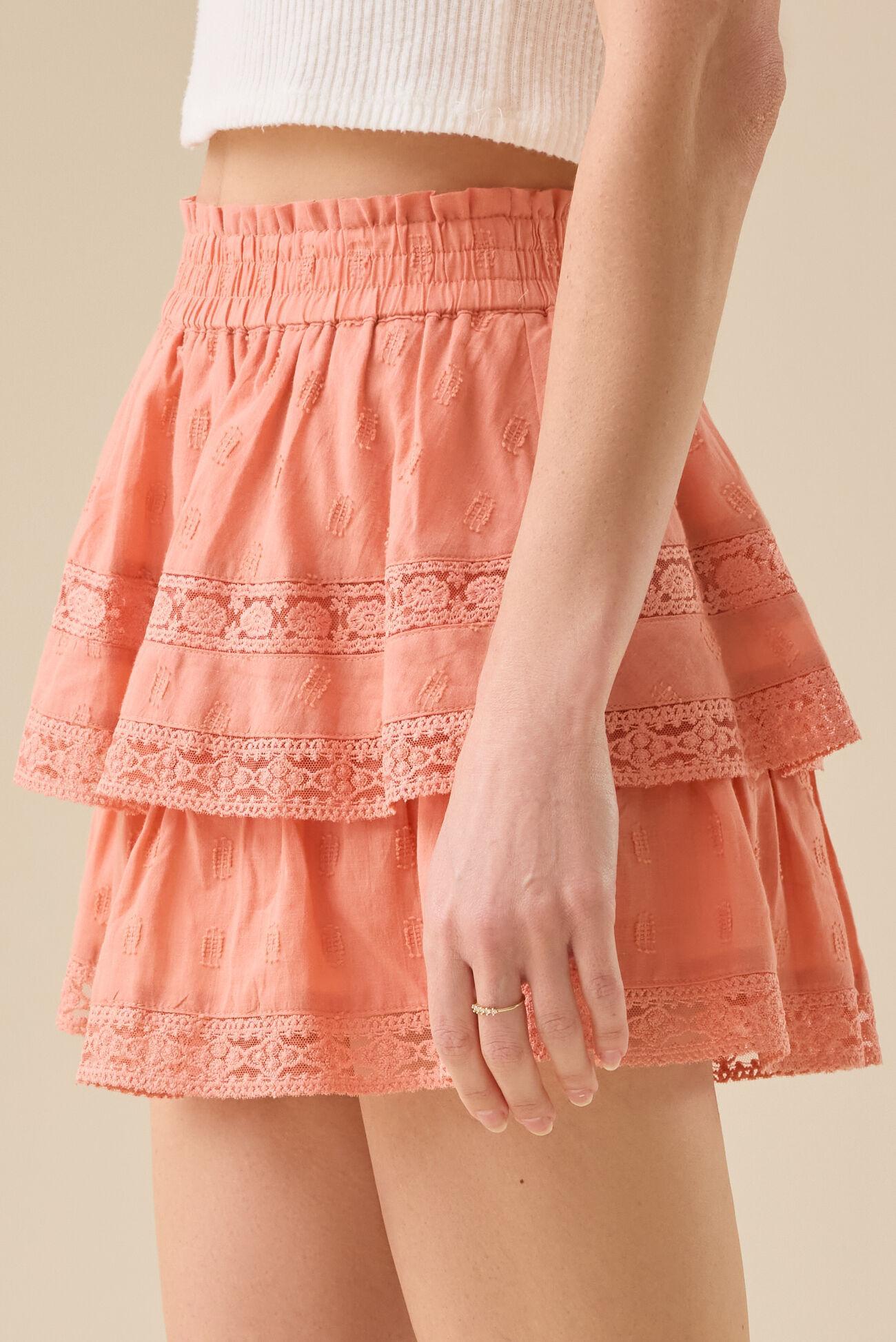 Raleigh Layered Lace Shorts Product Image