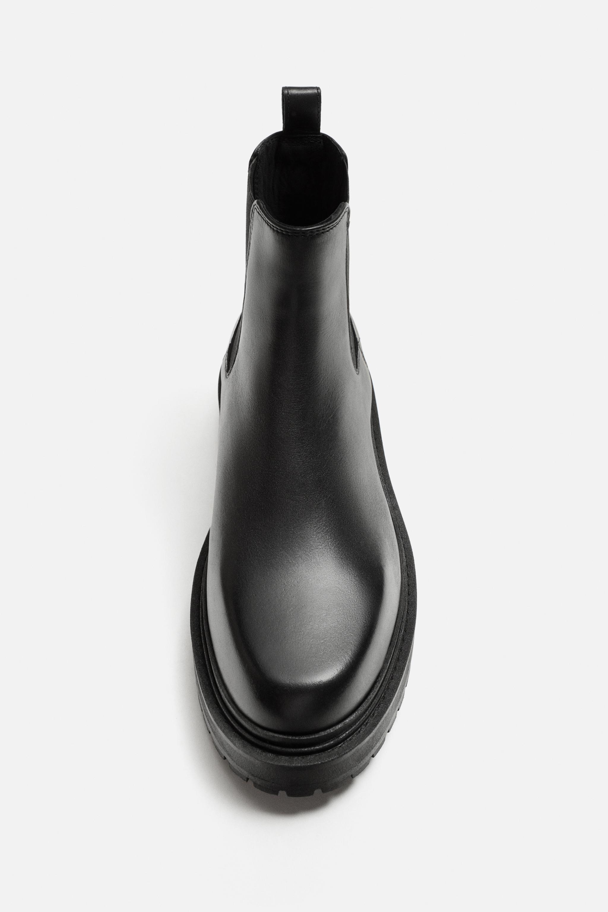 CHUNKY LEATHER CHELSEA BOOTS Product Image