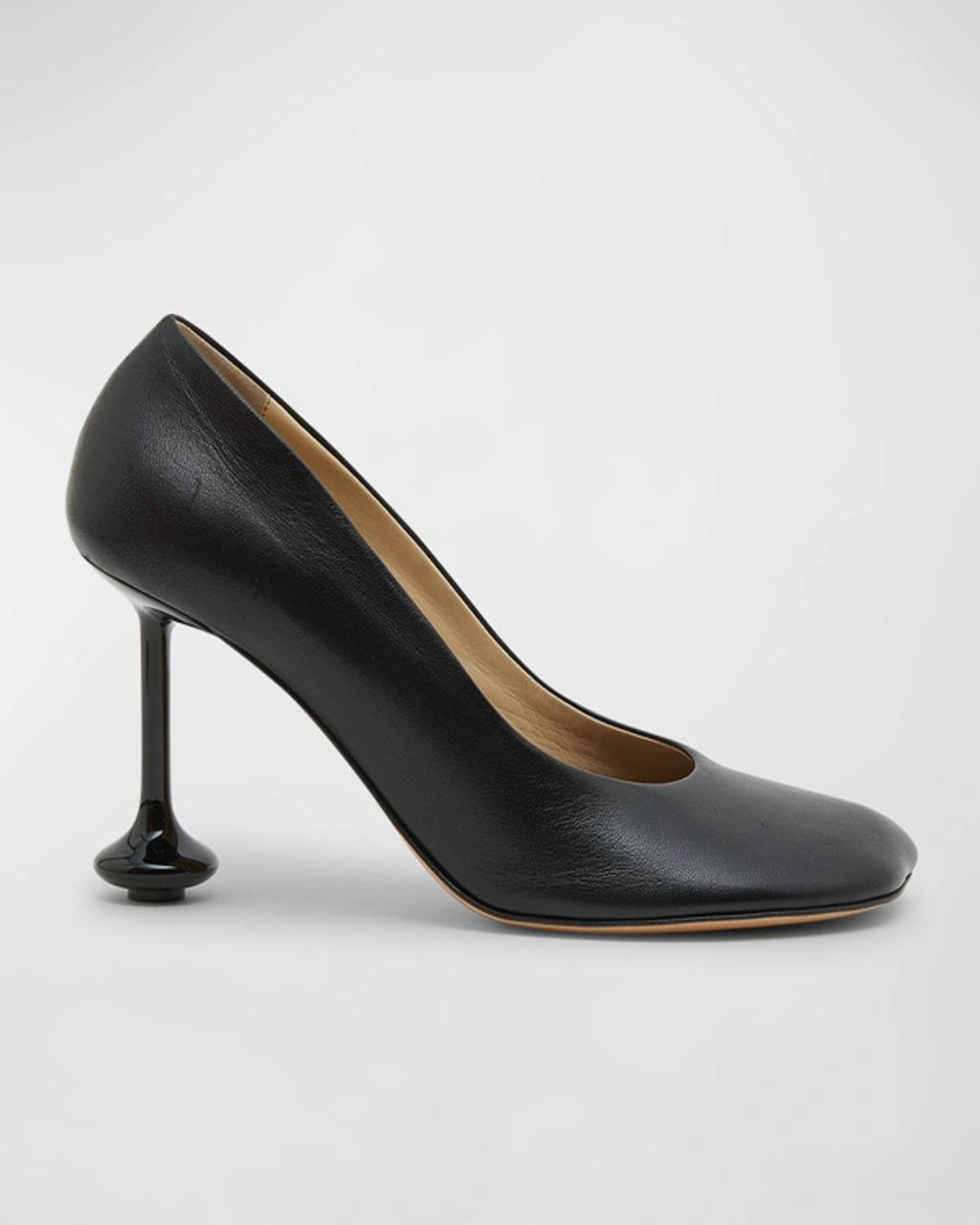 Toy Leather Drop Stiletto Pumps Product Image