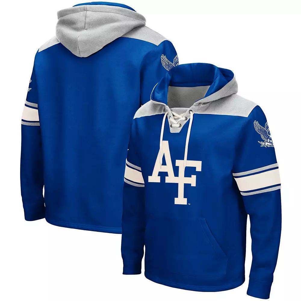 Men's Colosseum Royal Air Force Falcons 2.0 Lace-Up Pullover Hoodie,  Product Image