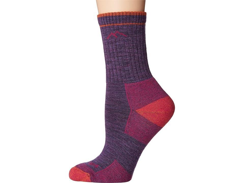 Darn Tough Vermont Merino Wool Micro Crew Socks Cushion (Slate) Women's Crew Cut Socks Shoes Product Image