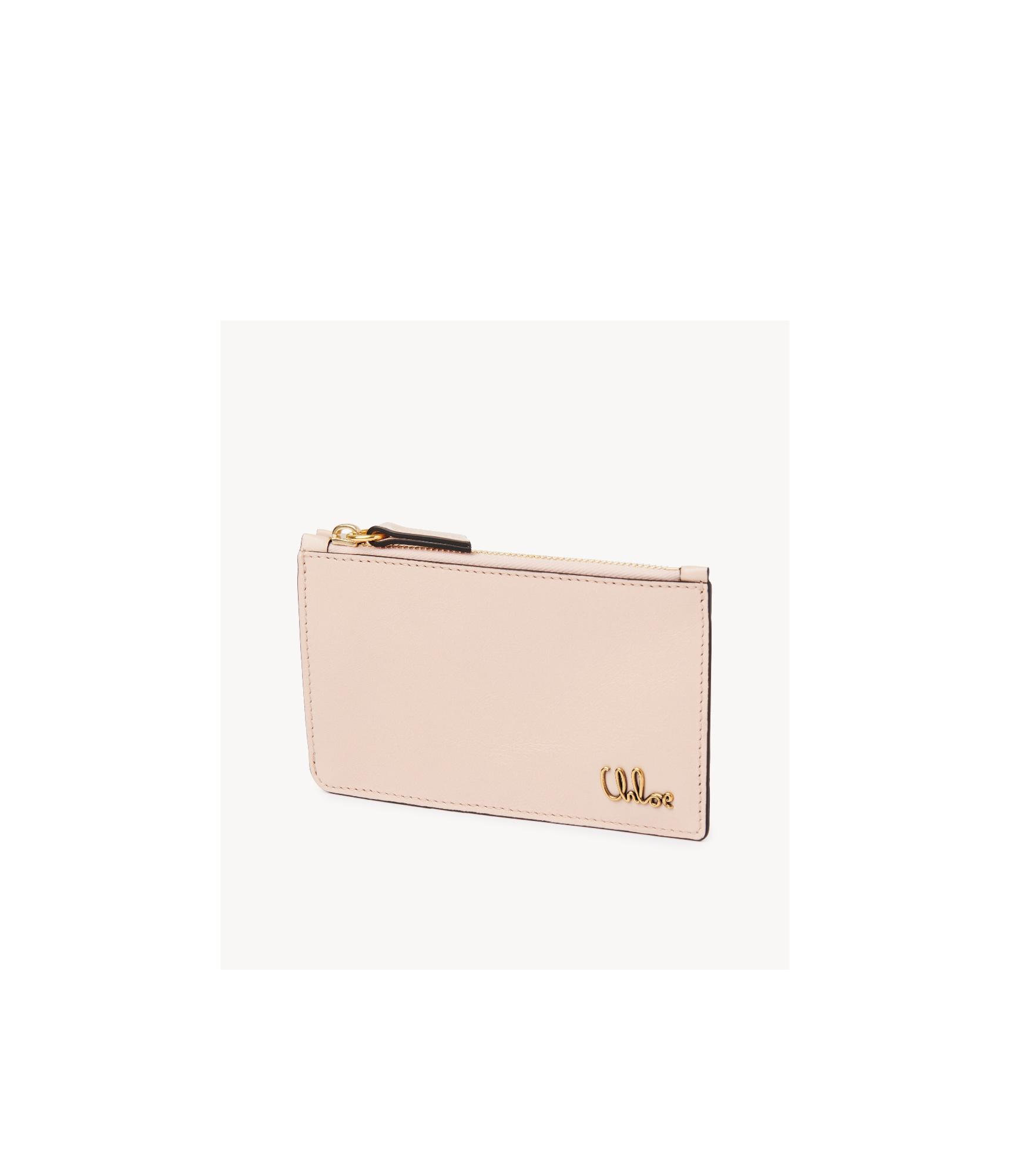 CHLOÉ Iconic Small Wallet In Pink Product Image