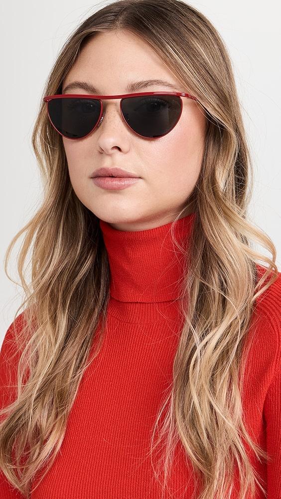 Oliver Peoples Eyewear Oliver Peoples x Khaite Round Sunglasses | Shopbop Product Image