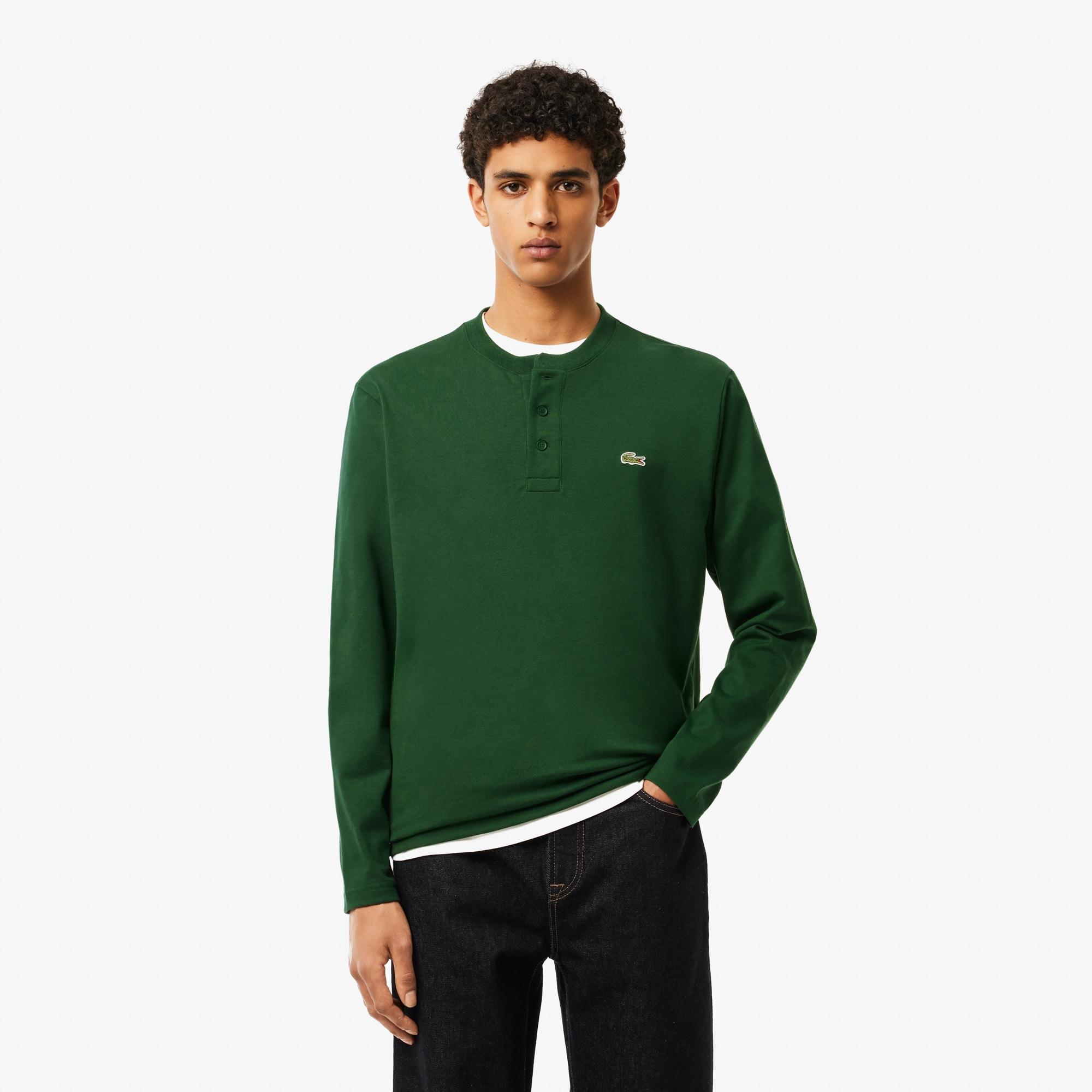 Men's Long Sleeve Henley Product Image