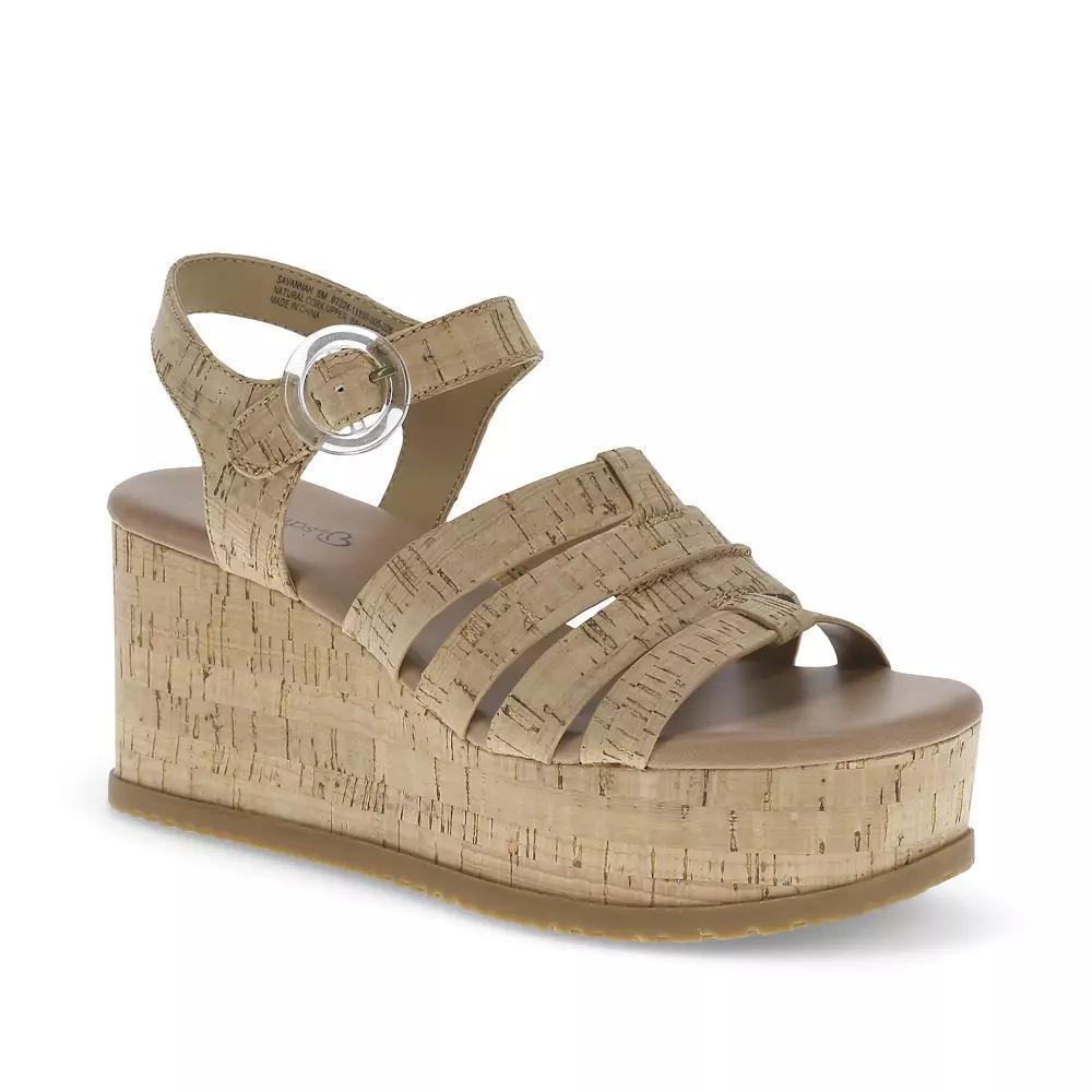 Baretraps Savannah Womens Wedge Sandals Product Image