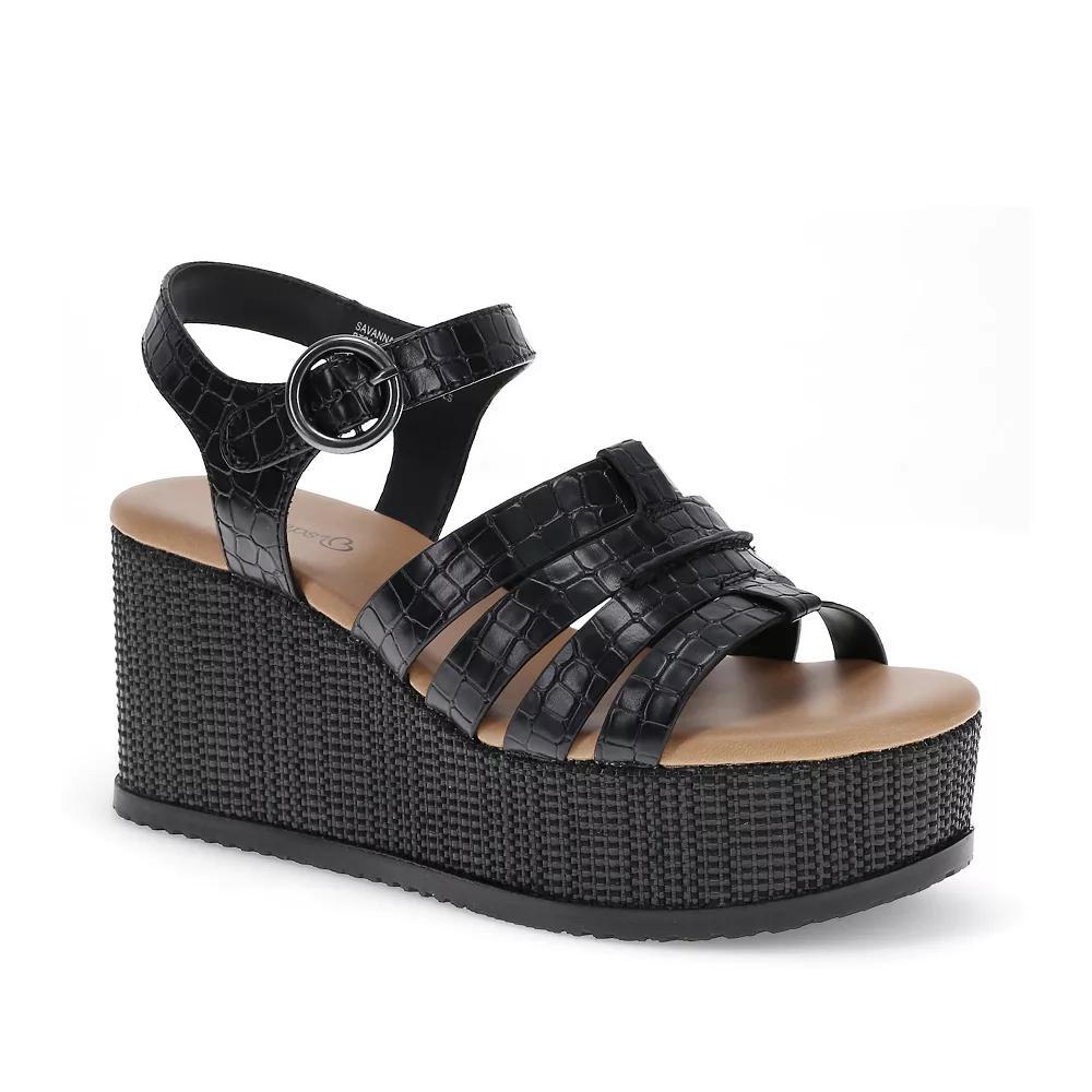 Baretraps Savannah Womens Wedge Sandals Product Image