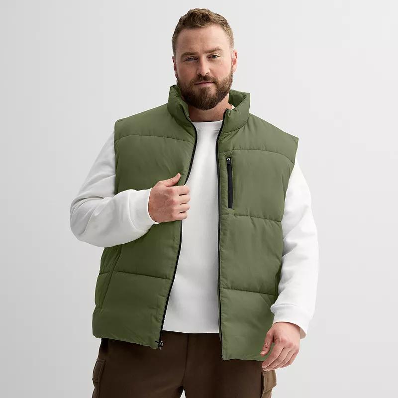 Big & Tall Tek Gear® Insulated Puffer Vest, Men's,  Product Image