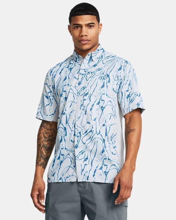 Mens UA Fish Pro Hybrid Printed Short Sleeve Product Image