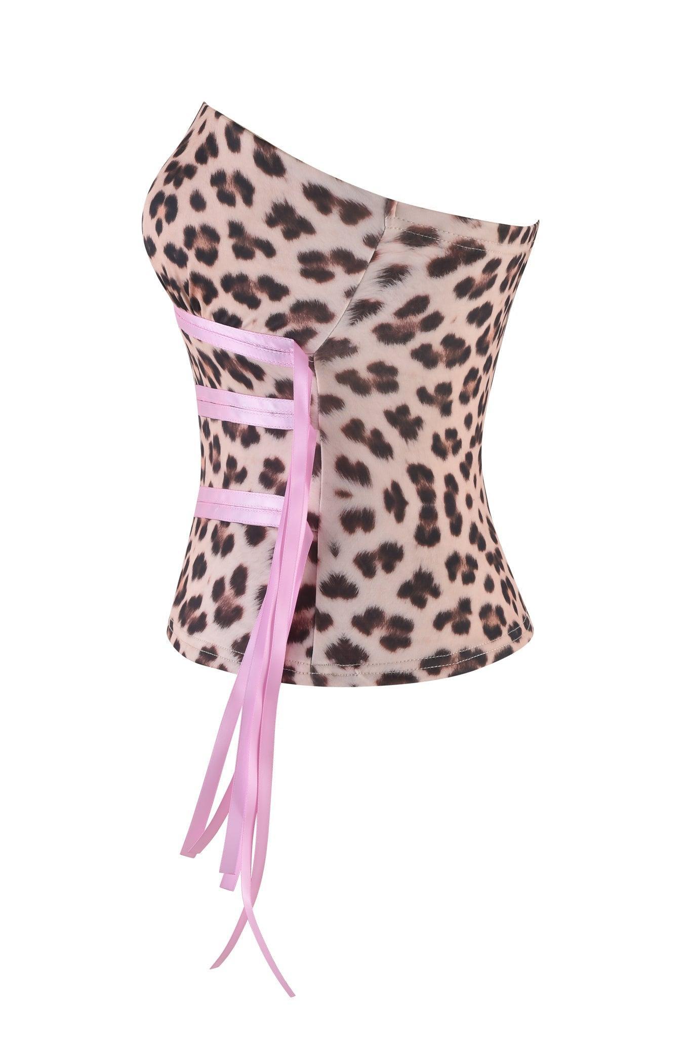 ARLY TOP - NEUTRAL : LEOPARD : WILD CARD Product Image