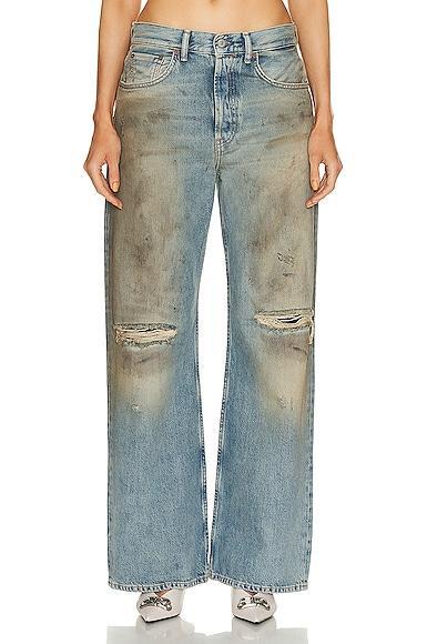 Acne Studios 2021 Loose Fit in Mid Blue - Blue. Size 29 (also in ). Product Image