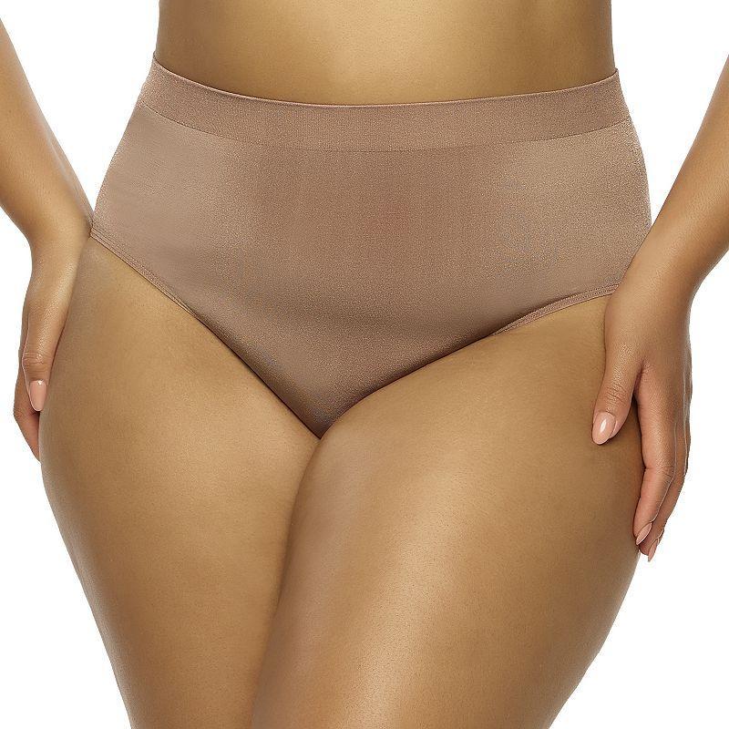 Plus Size Paramour by Felina Body Smooth Brief Panty 655128, Womens Pink Rtn Product Image