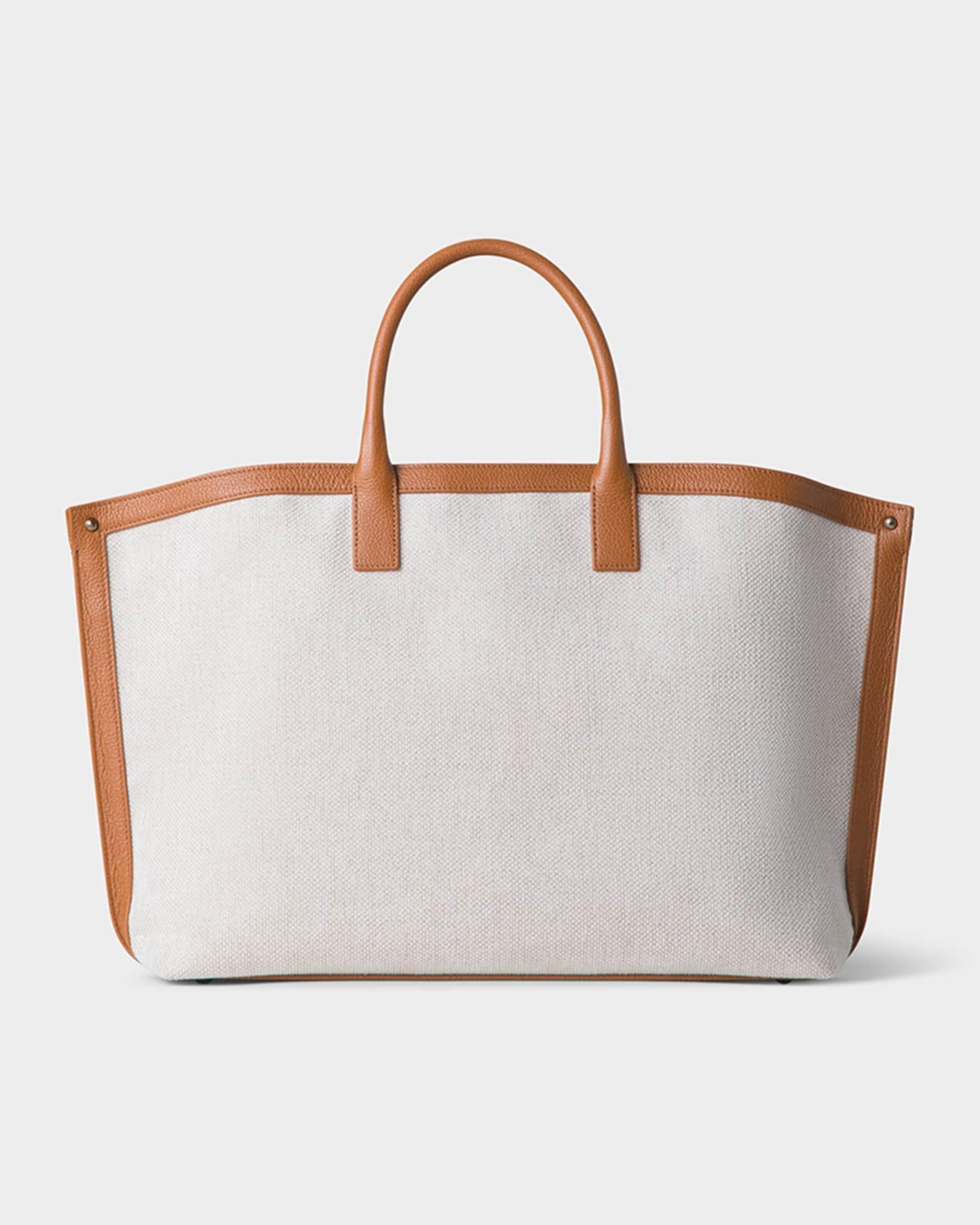 Ai Canvas & Leather Tote Bag Product Image