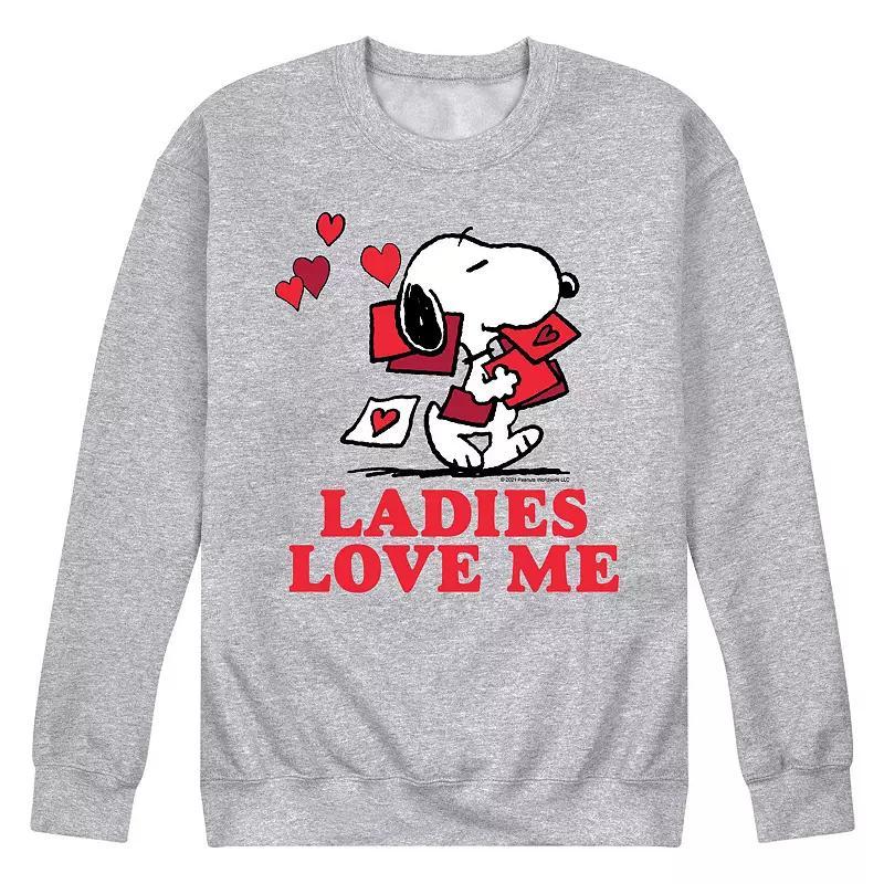 Men's Peanuts Ladies Love Me Sweatshirt,  Product Image