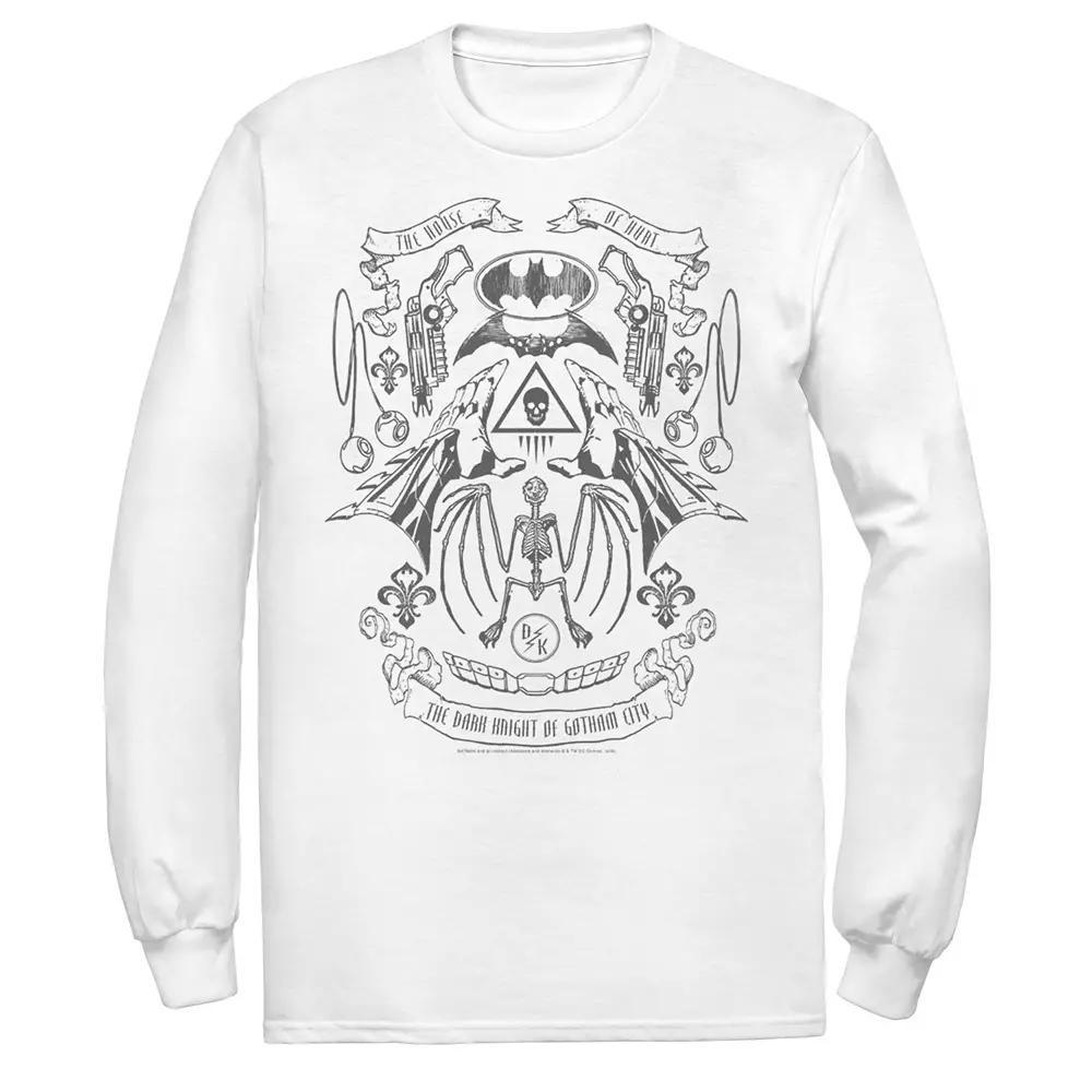 Men's Batman Utility Belt Collage Line Art Tee,  Product Image