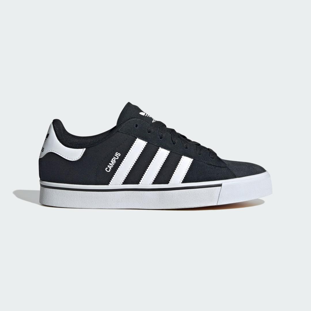 adidas Campus Vulc Shoes Core Black M 11 / W 12 Unisex Product Image