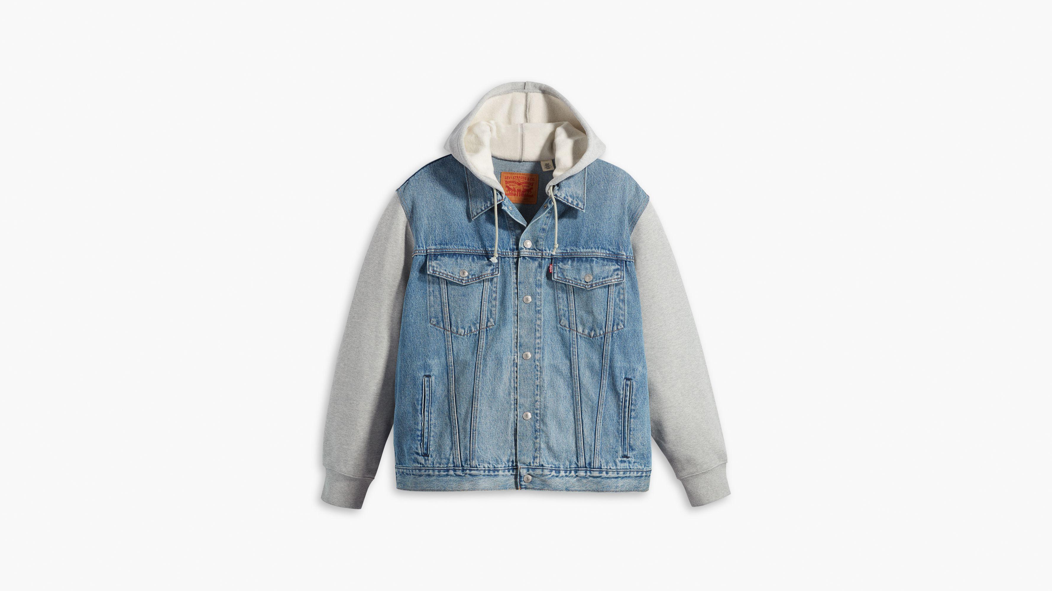 Hybrid Hoodie Trucker Jacket (Big) Product Image