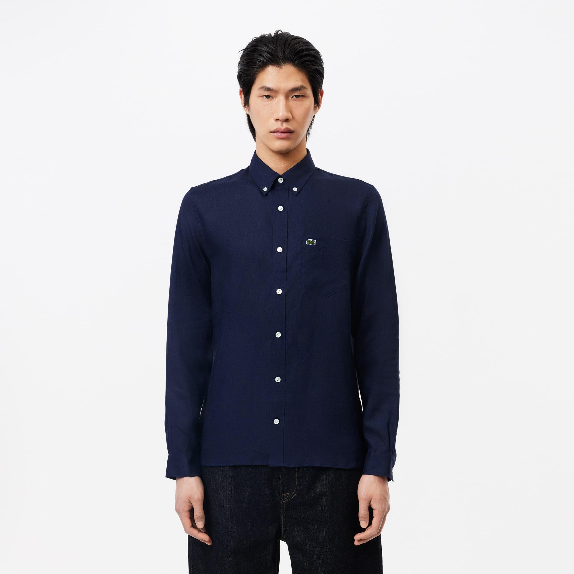 Regular Fit Linen Shirt Product Image