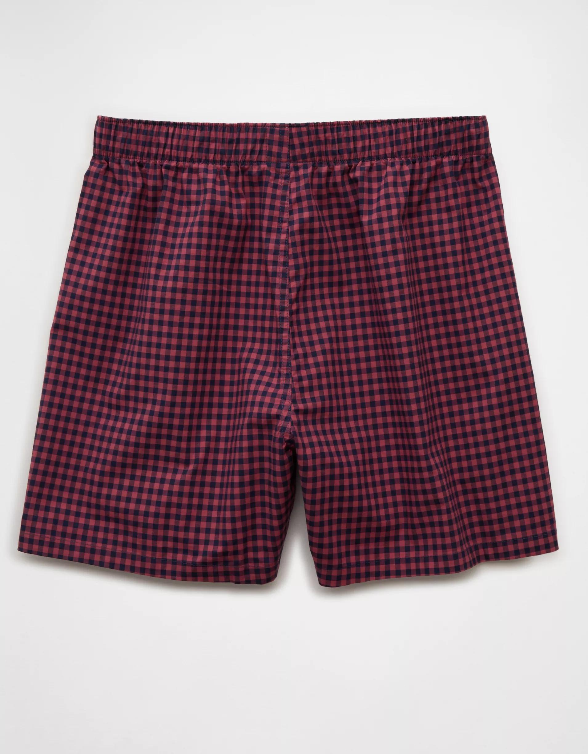 AEO Plaid Stretch Boxer Short Product Image