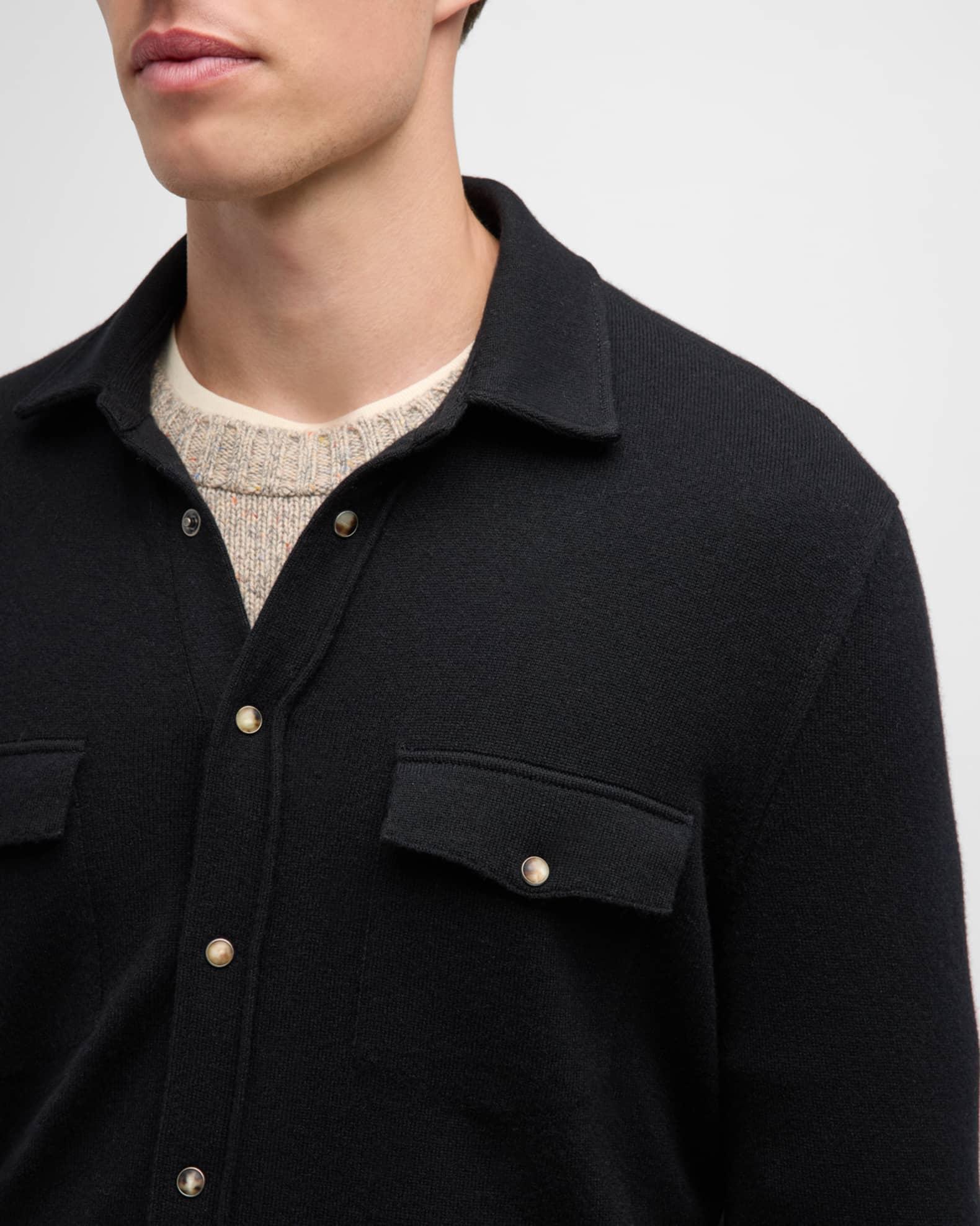 Men's Wool-Cashmere Western Overshirt Product Image