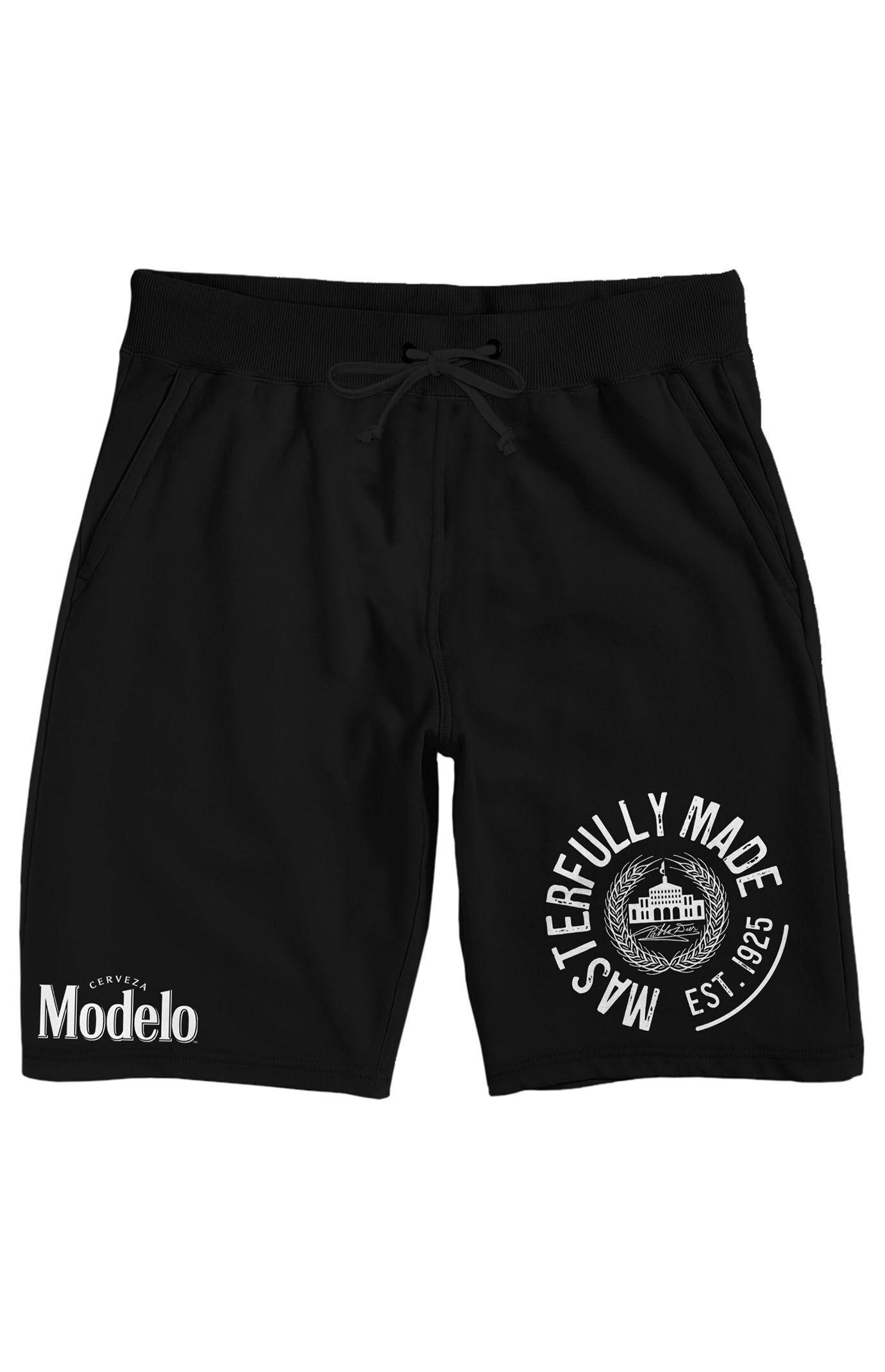 Men's Modelo Casa Modelo Pajama Shorts, Size: XL, Black Product Image