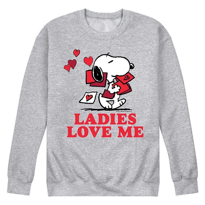 Men's Peanuts Ladies Love Me Sweatshirt,  Product Image