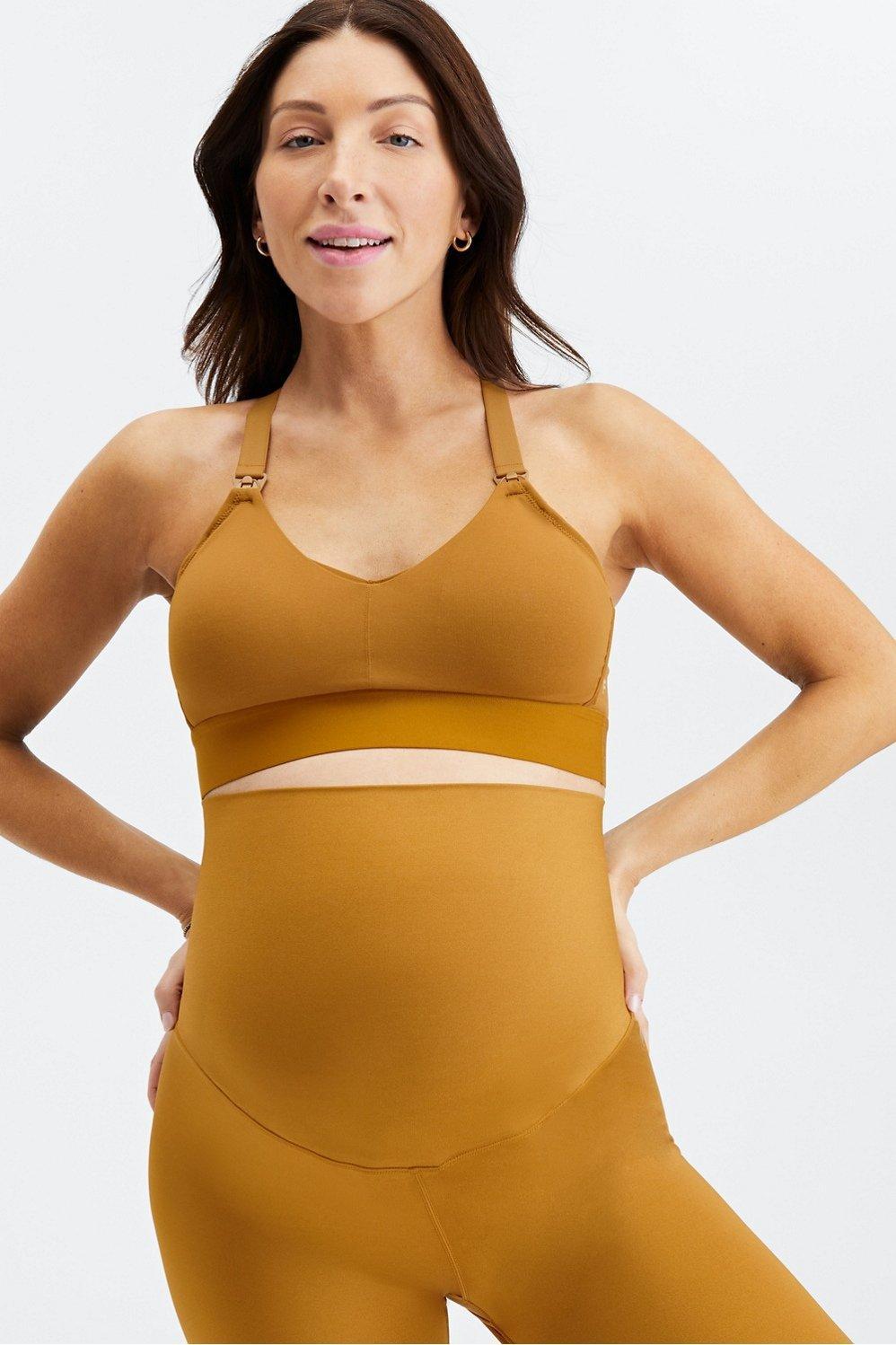 Fabletics Maternity Nursing Bra Womens yellow Size M Product Image