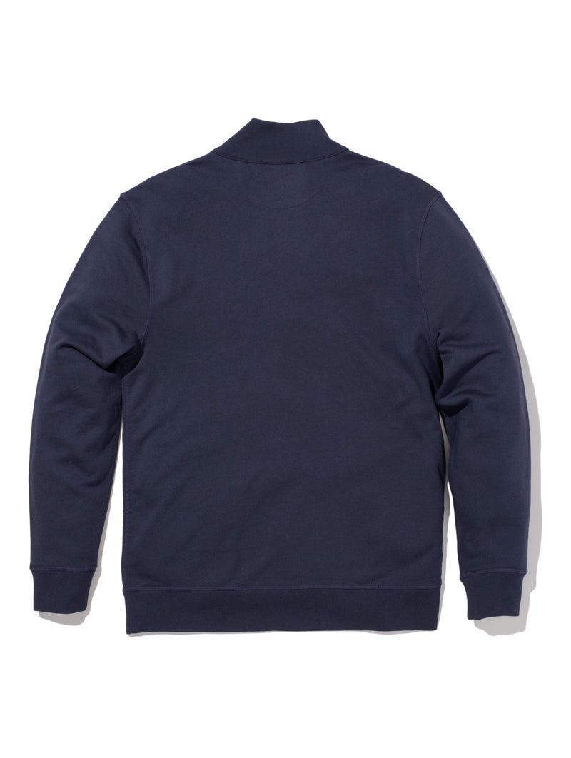 Sag Harbor Beach Terry Quarter Zip - Dune Navy Male Product Image