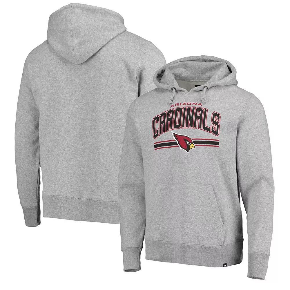 Men's '47 Gray Arizona Cardinals Foundation Pullover Hoodie, Size: 2XL, Grey Product Image