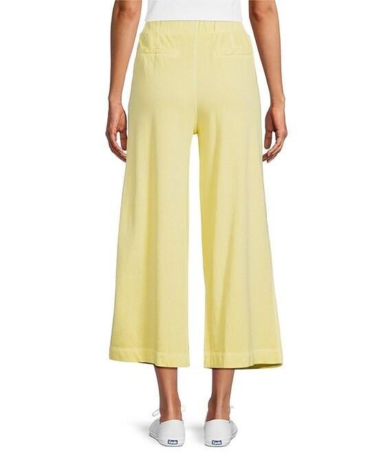 Westbound Petite Size Pull-On Cropped Drawstring Terry Pants Product Image