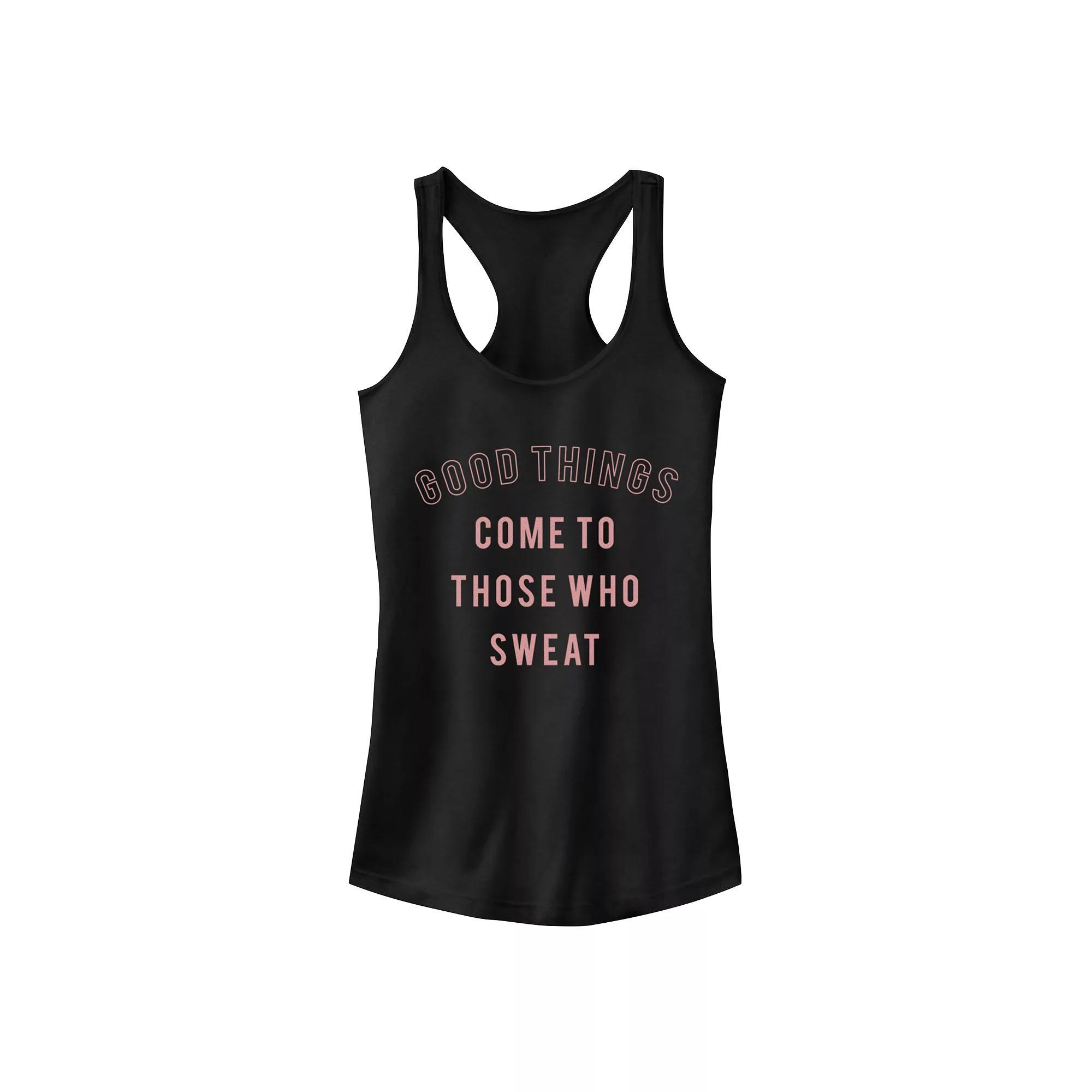 Juniors' Marvel Venom Face Grin Racerback Tank Top, Girl's,  Product Image