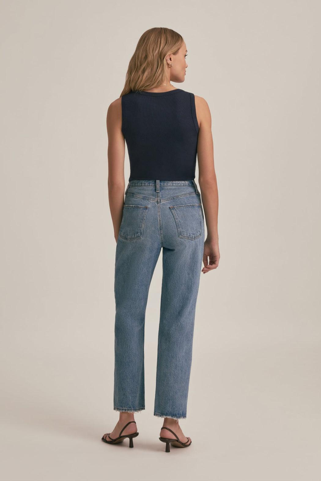 Ribbed Henley Tank Product Image