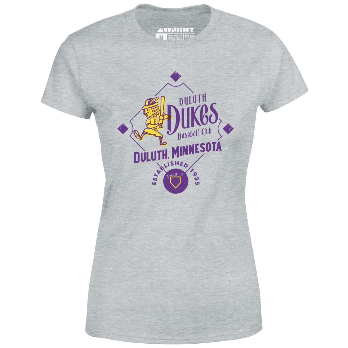 Duluth Dukes - Minnesota - Vintage Defunct Baseball Teams - Women's T-Shirt Female Product Image